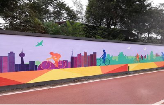  万安墙体彩绘-围墙