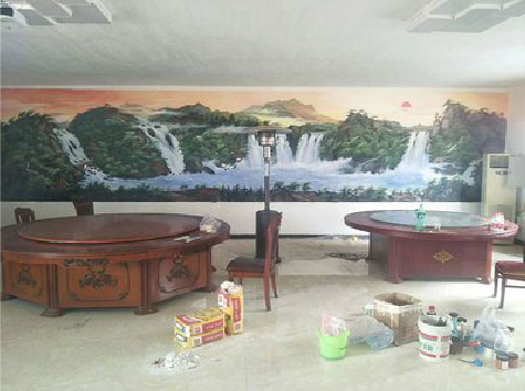  万安墙绘-写实风景