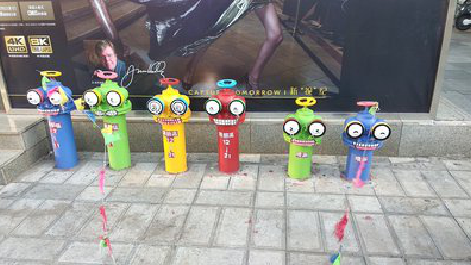  万安商业区彩绘