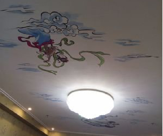  万安如何快速绘制天花板上的手绘墙？