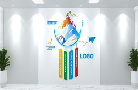  万安公司企业形象墙的工艺材料有哪些？